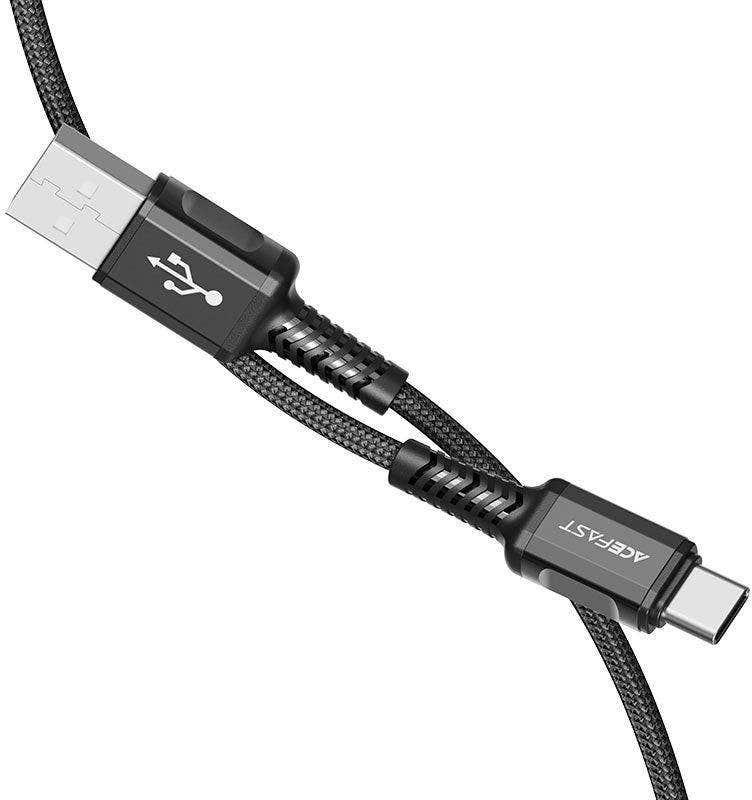 Acefast Charging Data Cable C1-04 USB-A to USB-C, Black