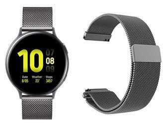 Milanese Mesh Replacement Band For Samsung Galaxy Active/Active 2 Space Grey