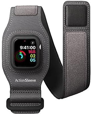 Twelve South Actionsleeve 2 For Apple Watch 40Mm Updated Protective Armband To Free Your Wrist For Sports Or Activities Grey, 12-2035, Small
