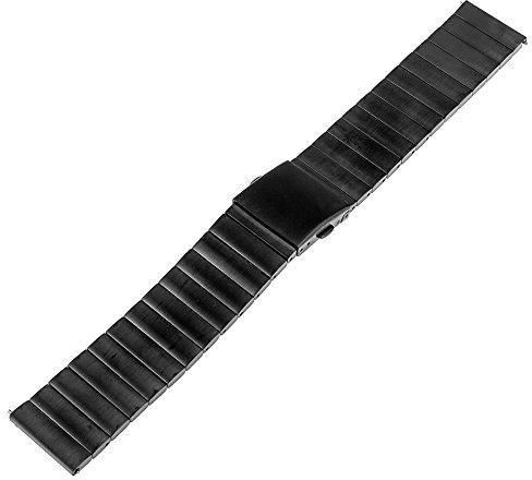 Stainless Steel Watch Band Quick Release Strap for Samsung Gear S3 Classic / Frontier - Black