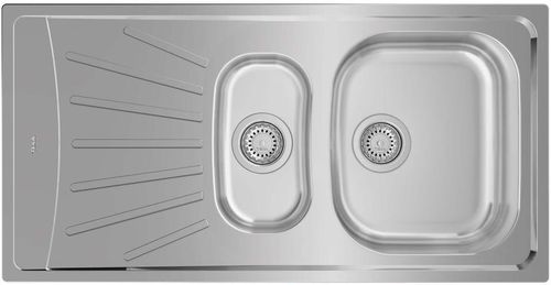 Teka Starbright Stainless Steel Inset Reversible Sink (50 x 98 cm)