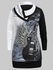Plus Size Musical Guitar Print Tunic Sweatshirt - 3x
