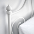 LEIRVIK Bed frame - white/Leirsund 140x200 cm