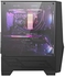 Msi Mag Forge 100R Usb 3.2 Mid Tower Pc Gaming Case With RGB Fan And 4 mm Tempered Glass - Black