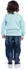 Basicxx Kids Front Printed Sweater In Blue Size 2-3 Years