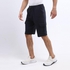 Izor Slip On Solid Cotton Cargo Shorts - Navy Blue