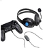 Headphone Wired Headset With Microphone Stereo For PlayStation 4 PS4 Black