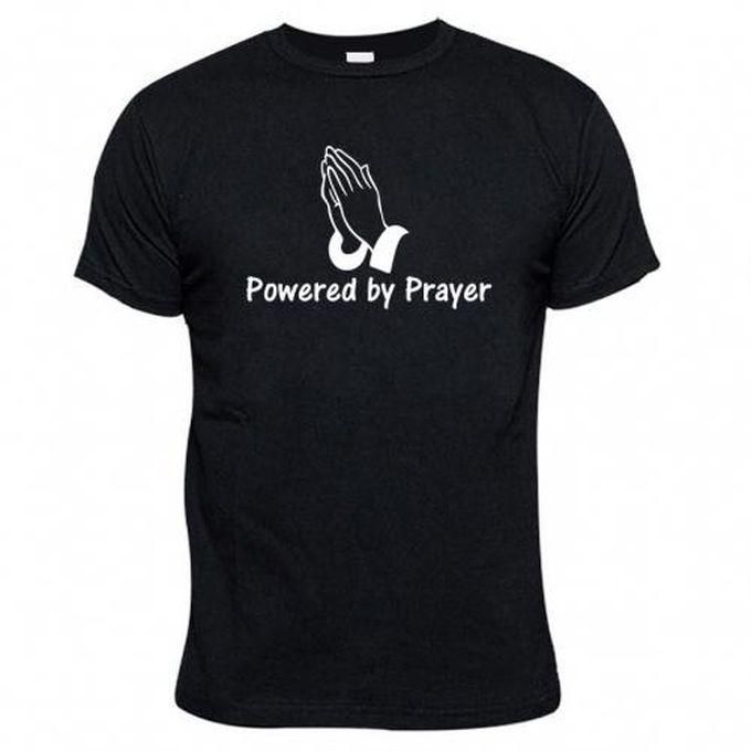Chrysolite Designs Powered By Prayer TShirt - Black