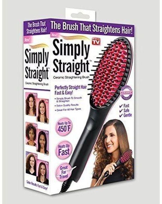 As Seen On Tv Simply Straight Straightening Hair Brush