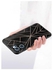 غطاء حماية واق لهاتف أوبو رينو 7 5G - بنمط ألوان مائية أسود/ذهبي