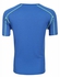 Sunshine Men Round Neck Raglan Short Sleeve Quick Dry T-Shirt Sportswear-Blue