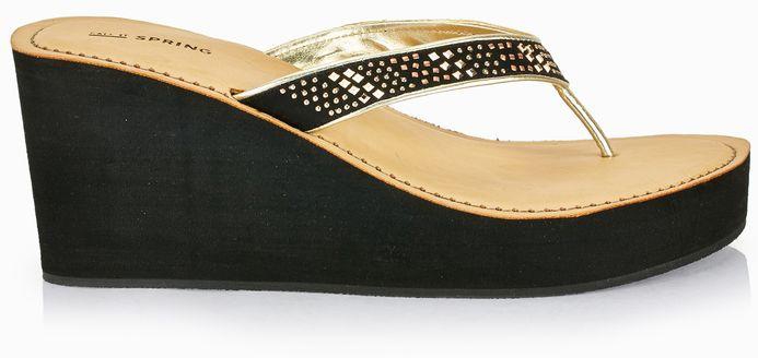 Dworema Embellished Wedge Sandals