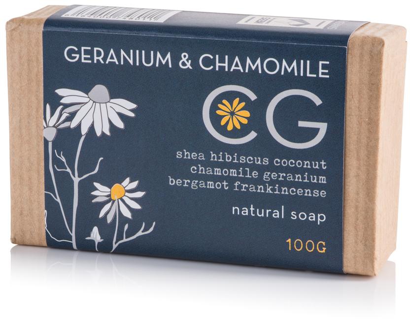 Cinnabar Green Geranium and Chamomile Bath Soap - 100g