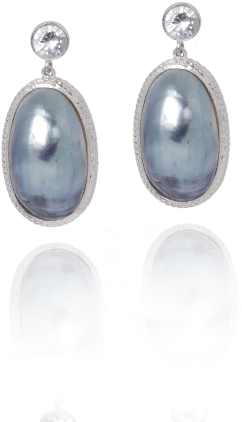 Blue classic earrings