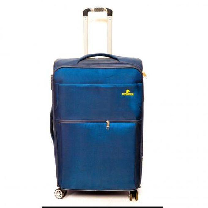 Pioneer Stylish Pioneer Fabric Suitcase - Navy Blue