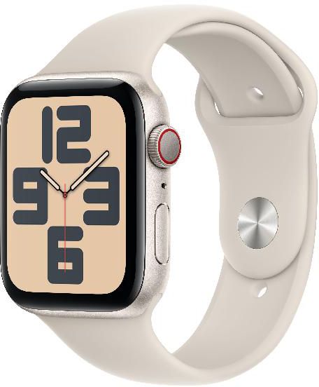 Apple Watch SE GPS 44mm Starlight Aluminum Case – Starlight Sport Band S/M – MRE43QF/A - For Sale in Kenya