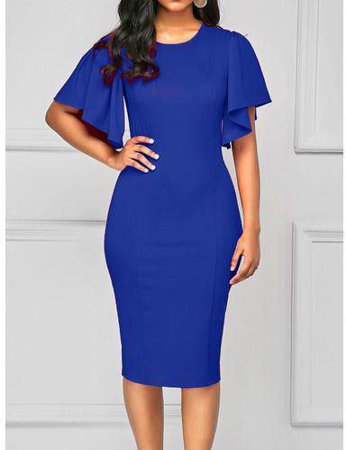 Ladies Unique Royal Blue Gown With Flared price from jumia in Nigeria -  Yaoota!