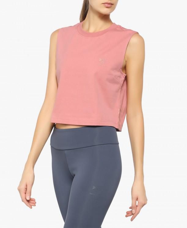 Dusty Pink Classic Crop Tank Top
