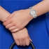 Michael Kors Mini Skylar Women's White Dial Stainless Steel Band Watch - MK5970