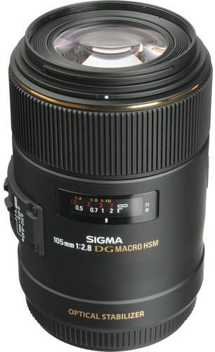 Sigma 105mm f/2.8 EX DG OS Macro Lens for Sony Cameras