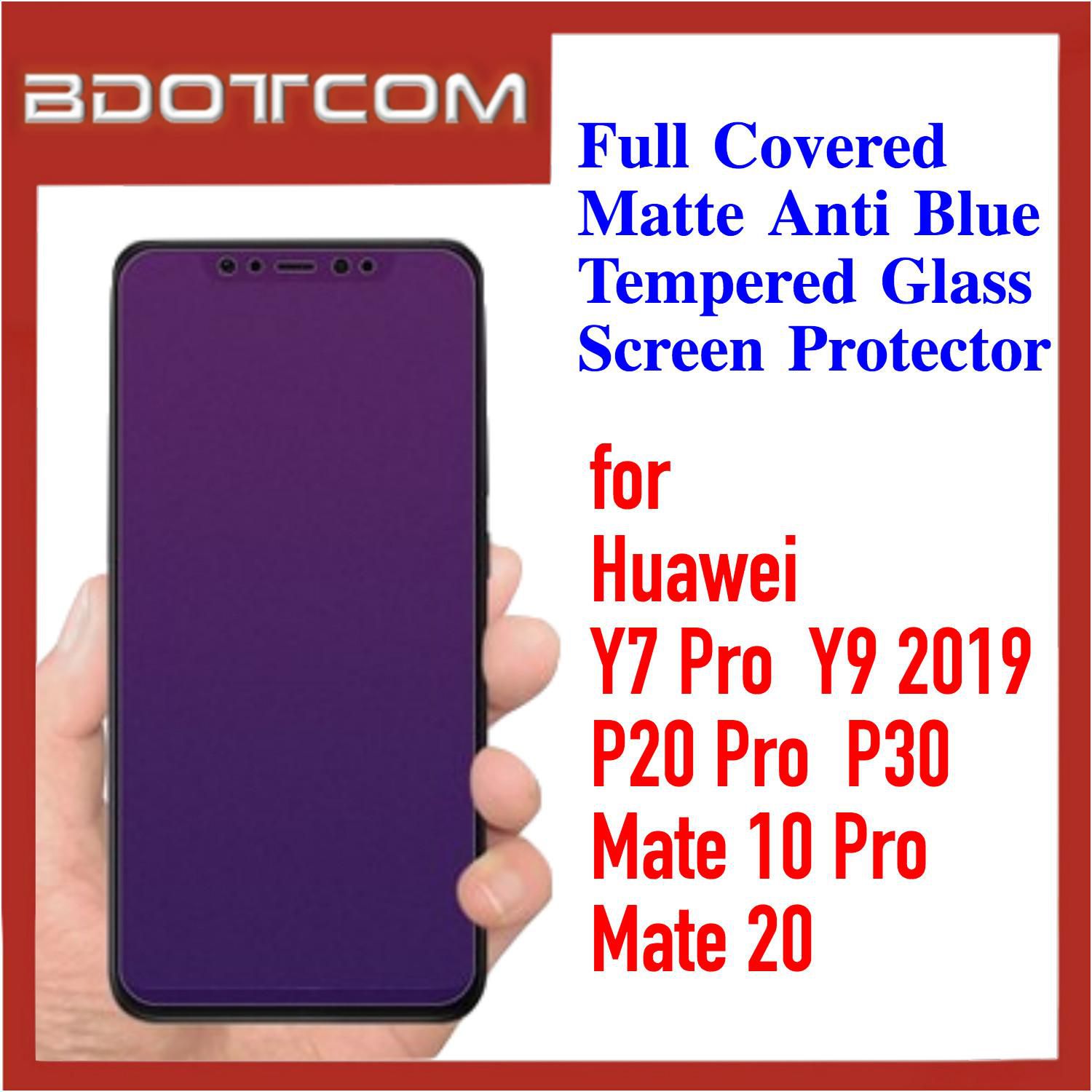 Bdotcom Full Covered Matte Anti Blue Tempered Glass Screen for Huawei Honor 8X