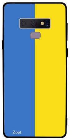 غطاء حماية واقٍ لهاتف سامسونج جالاكسي نوت 9 علم أوكرانيا
