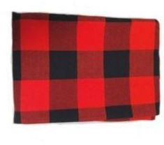 Fashion Generic Maasai Shuka Throw Blanket, Red And Blank Stripped