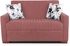 Get Aldora Emza Sofa Bed, Two Seats, 140x80x85 Cm - Rose with best offers | Raneen.com