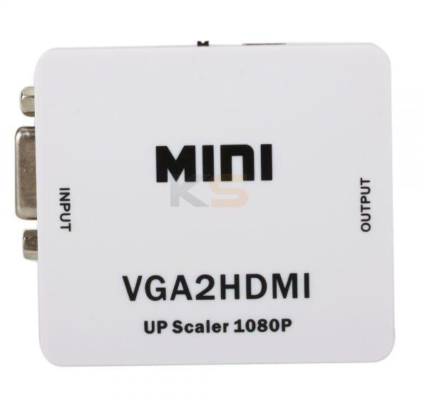 VGA Male to HDMI 1.3 and Audio Female HD Vedio Converter