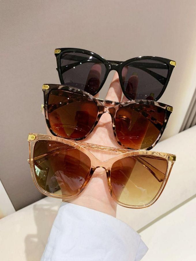 SHEIN Cat Eye Tortoiseshell Sunglasses, 3 Pairs