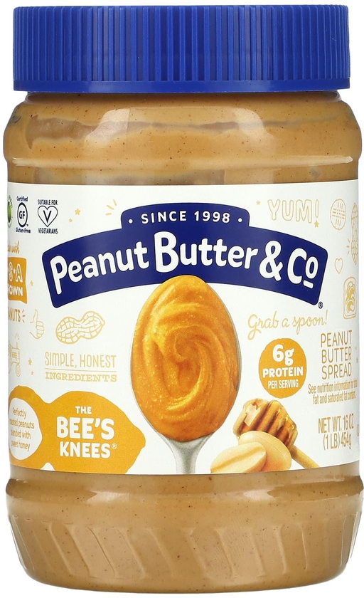 Peanut Butter & Co.‏, دهان زبدة الفول السوداني، The Bee's Knees،‏ 16 أونصة (454 جم)