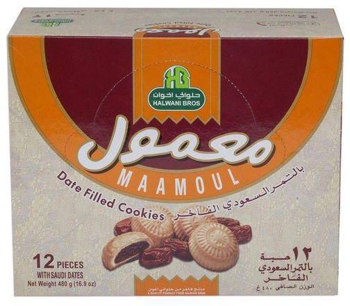 Halwani Bros - Mamoul Date Filled Cookies 12 Pieces 480g