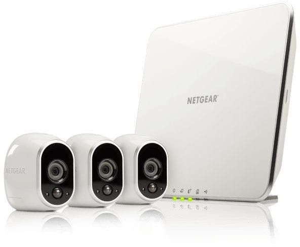 NETGEAR VMS3330 Arlo Wire-Free HD Camera Security System with 3 HD Waterproof Cameras