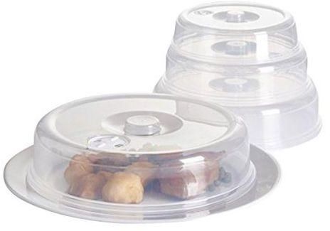 Ventilated Microwave Plate Covers - 3Pcs