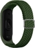 Next store Compatible with Xiaomi Watch 7/6/5/4/3 Classic Color Elastic Woven Strap Replacement Strap Compatible with Xiaomi Watch 7/6/5/4/3 (Dark Green)