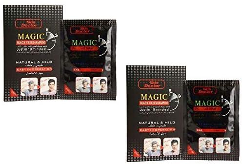 Set of 2 Skin Doctor Magic Black Hair Shampoo