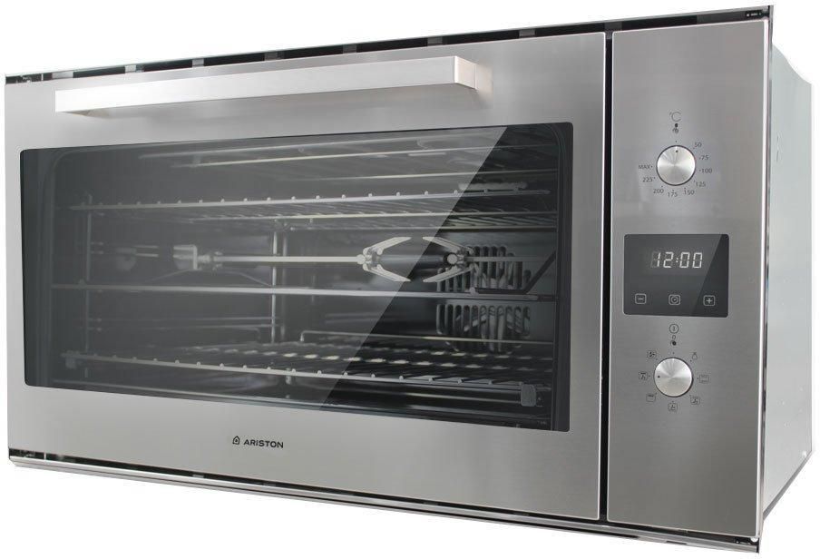 Ariston Built In Oven 90cm, Electric, 8 functions, 89 Litres,Stainless Steel