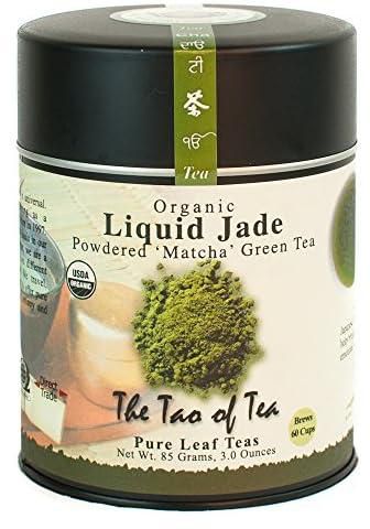 ذا تاو أوف شاي، مسحوق اليشم السائل مسحوق الشاي الأخضر ماتشا أوراق سائبة، 85 جم