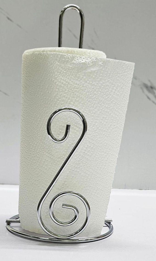 Heavy Stainless Steel Towel/Tissue Holder Stand