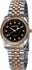 August Steiner Women's Diamond Black Dial Stainless Steel Band Watch - AS8046TTR