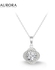 Auroses Autumn Edition Pendant 925 Sterling Silver 18K White Gold Plated