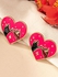 Fashion Pinky Swear Star Heart Shaped Stud Earrings