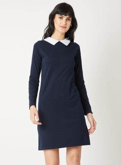 Way To Collared Shift Dress Black