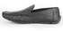 Pierre Cardin حذاء كاجوال جلد طبيعي سهل الارتداء بدون كعب للرجال - أسود