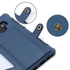 غطاء حماية واقٍ بتصميم محفظة لهاتف سامسونج جالاكسي نوت 9 أزرق