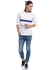 Native Youth Pullover Top for Men - White, Blue