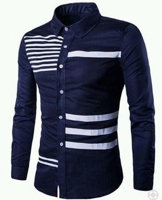 DesubClassic Dope Men Shirt- Blue And White