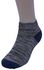 White Flower Cotton Above Ankle Sock For Unisex-Grey-4 Years