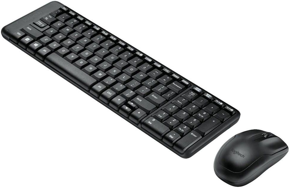 Logitech Compact Wireless Keyboard And Mouse Combo MK220