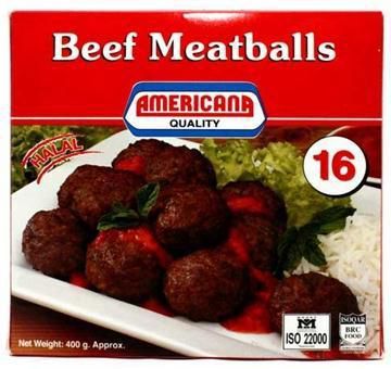 Americana Beef Meatballs - 400 g